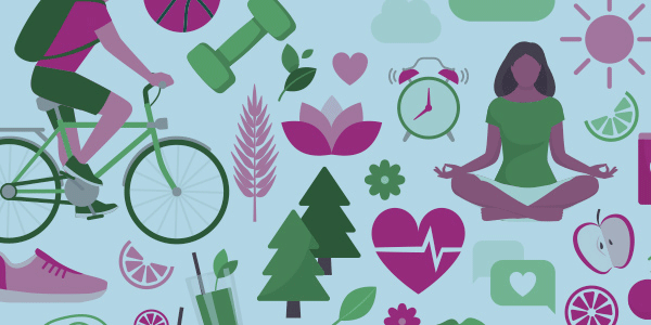 Illustration: naturopathic medicine symbols