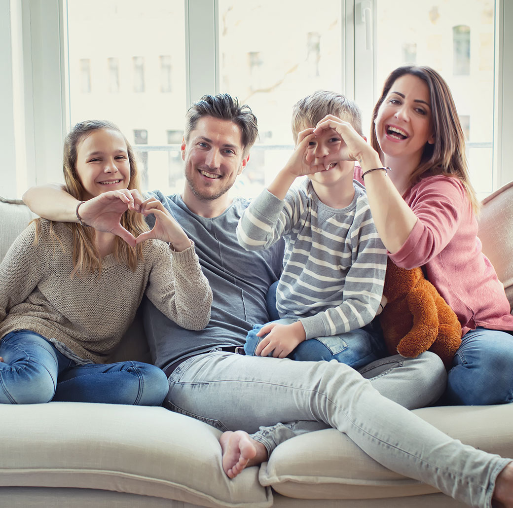 A healthy family A healthy family